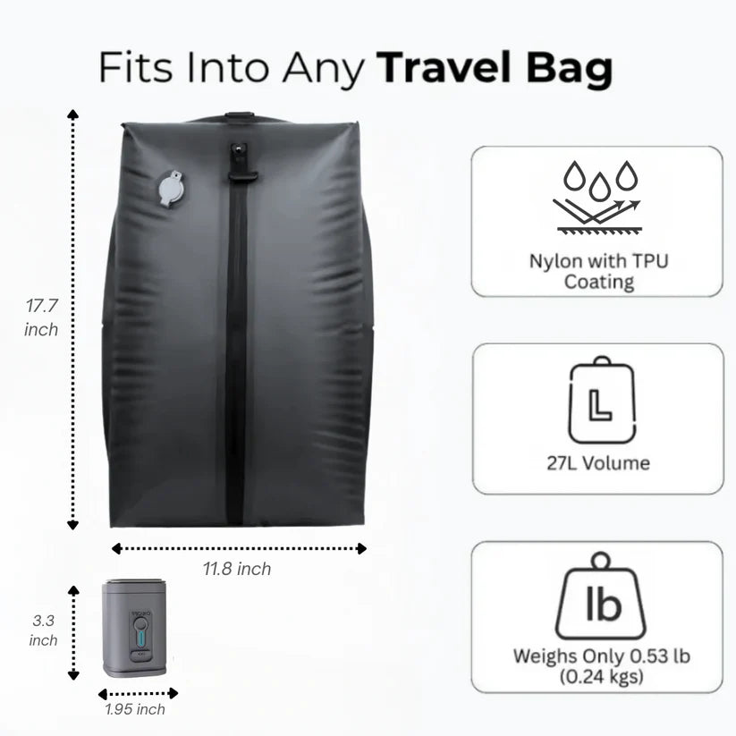 Travel Compression Bag, 2 units 17 liters c/u